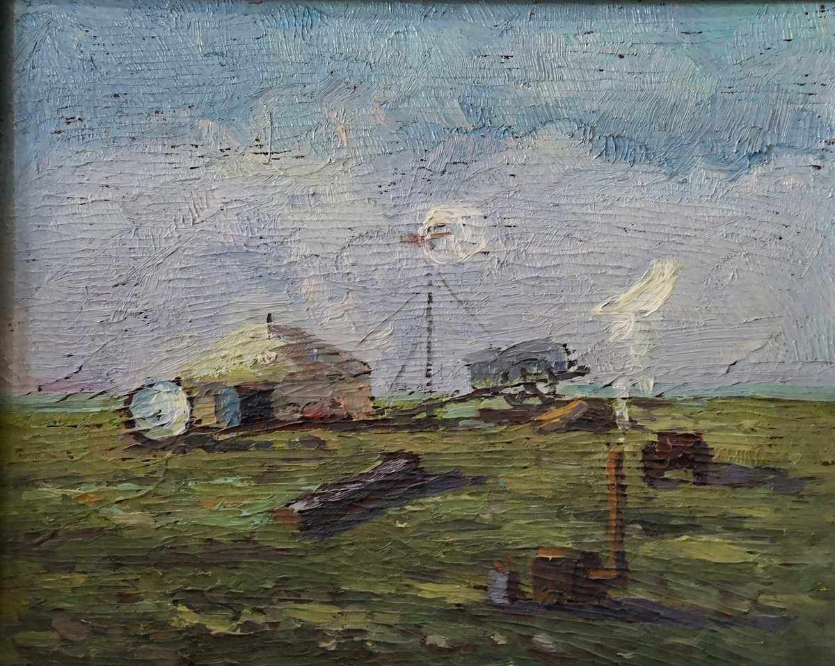 草原油画作品(草原油画作品介绍)