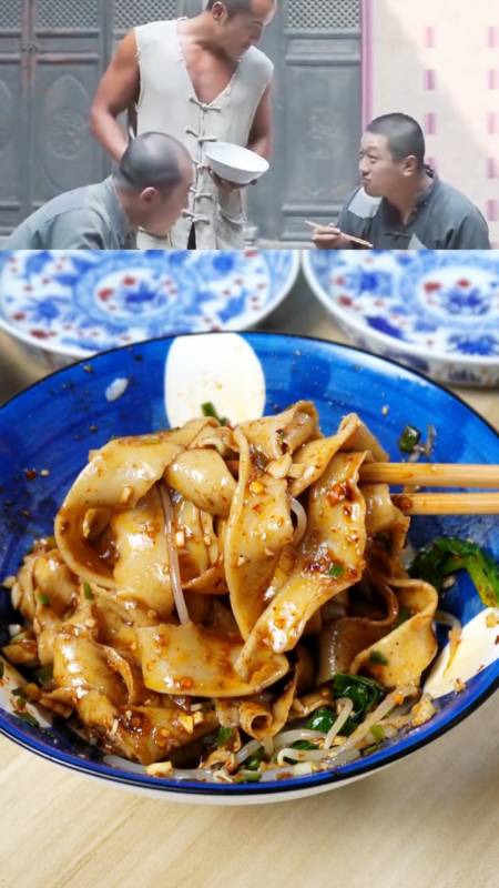 白鹿原油泼面图片(白鹿原油泼面的做法窍门)