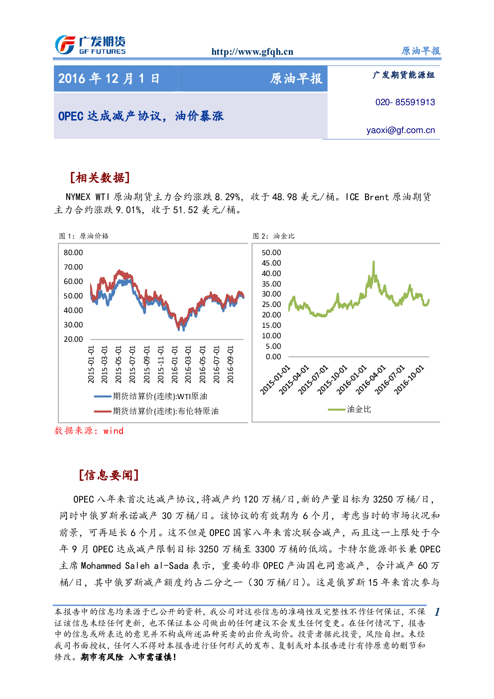 原油日报(原油实时新闻)